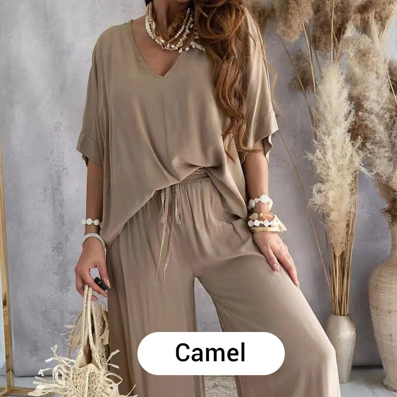 Women’s Casual Loose Solid Color Suit