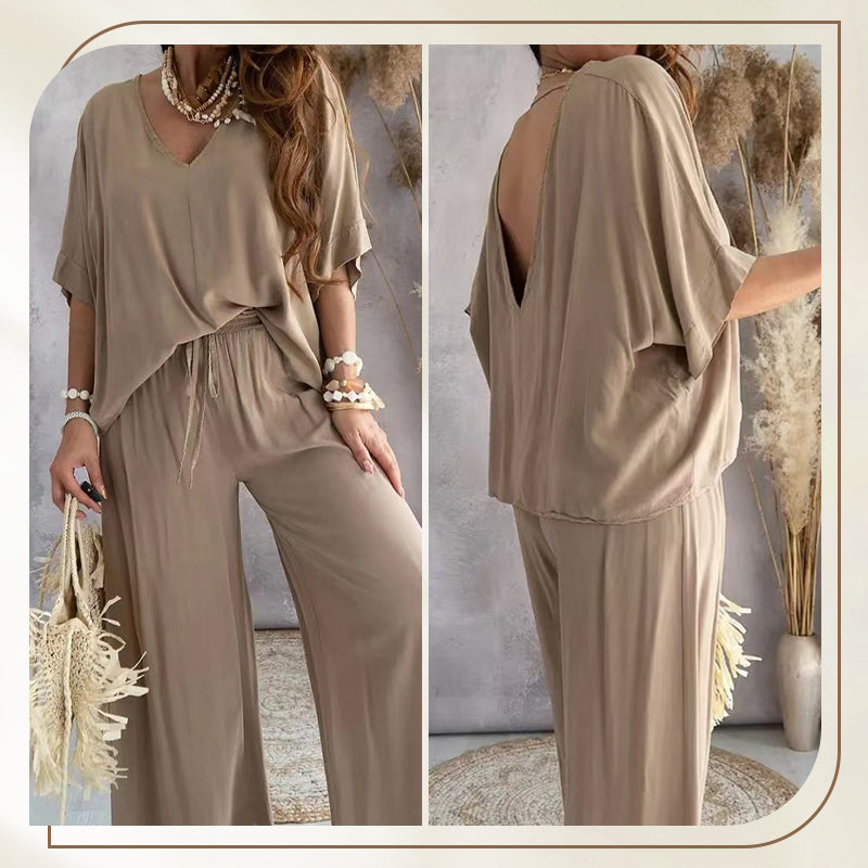 Women’s Casual Loose Solid Color Suit