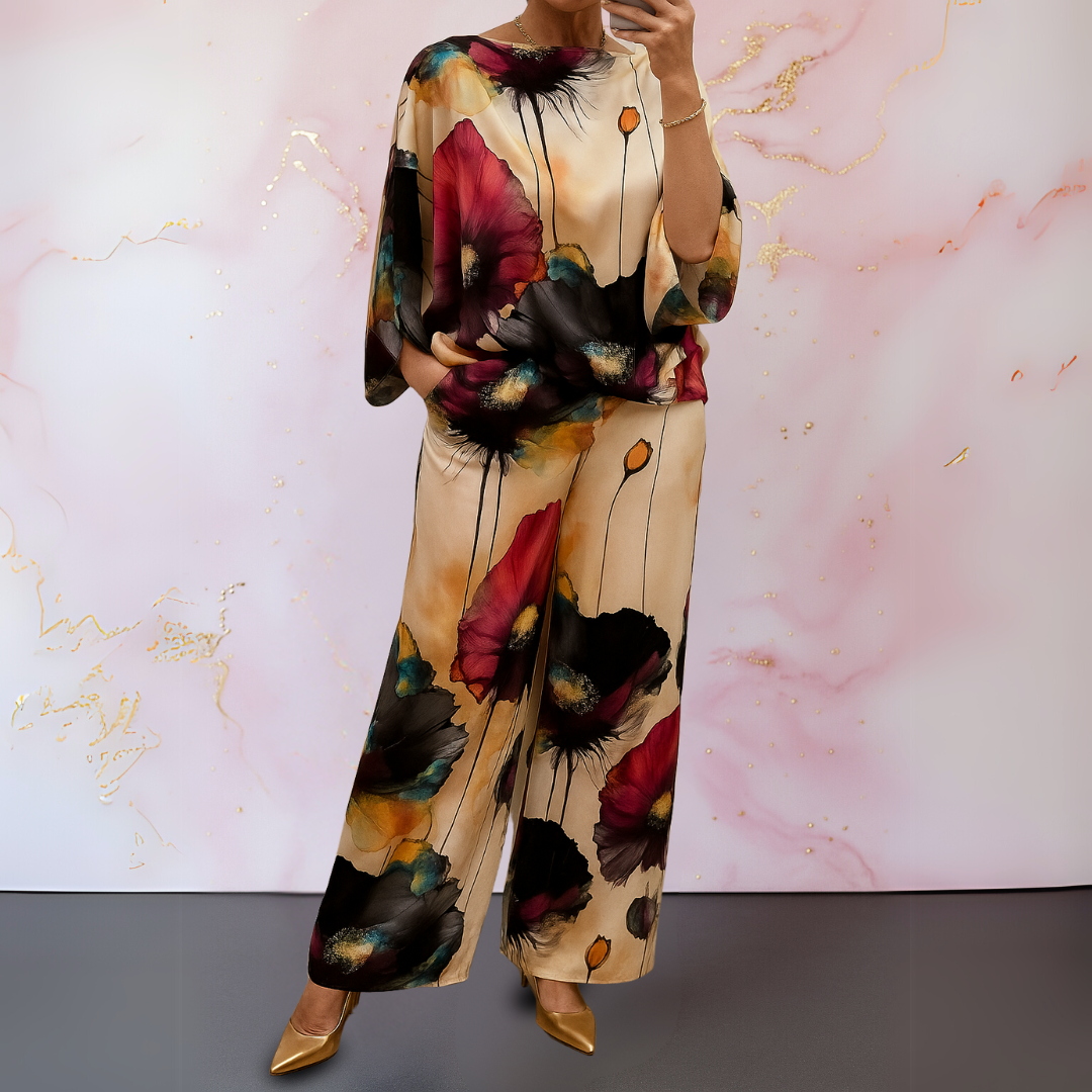 Lisa™ | Satin Two-Piece Women's Set