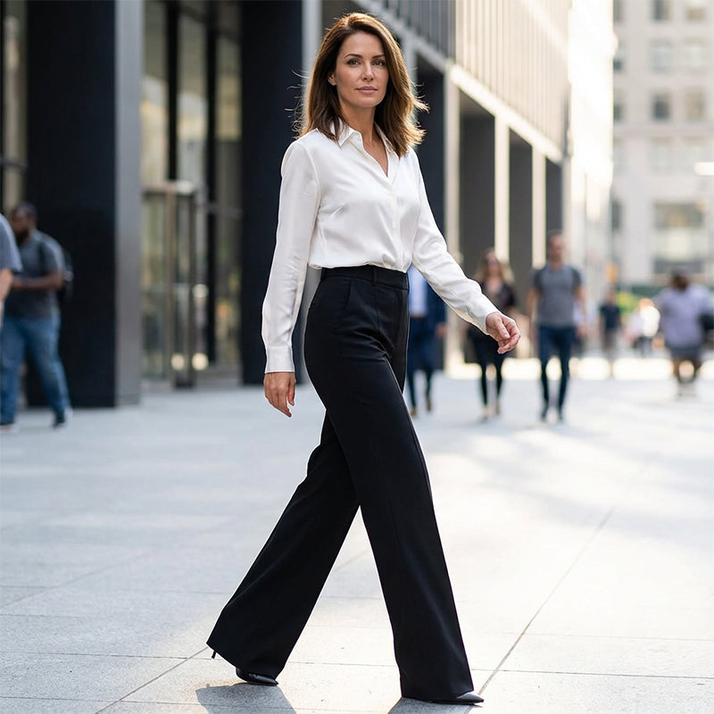 High-Waisted Women's Dress Pants