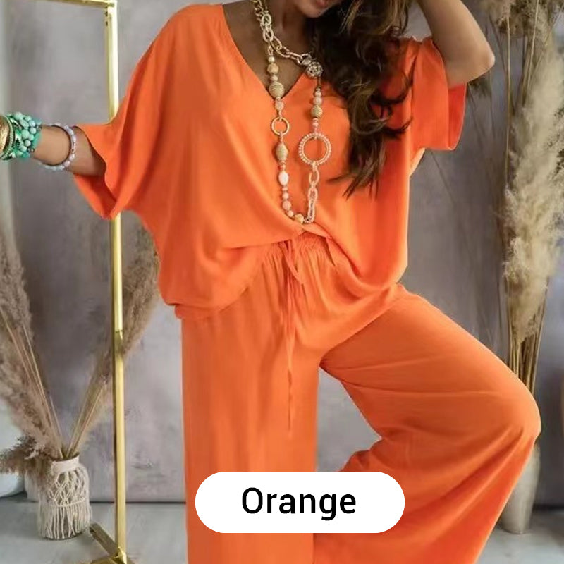 Women’s Casual Loose Solid Color Suit
