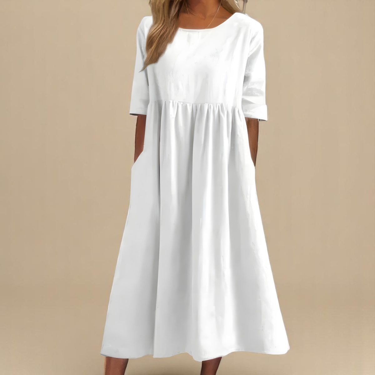 Sofia™ Flattering Cotton Dress