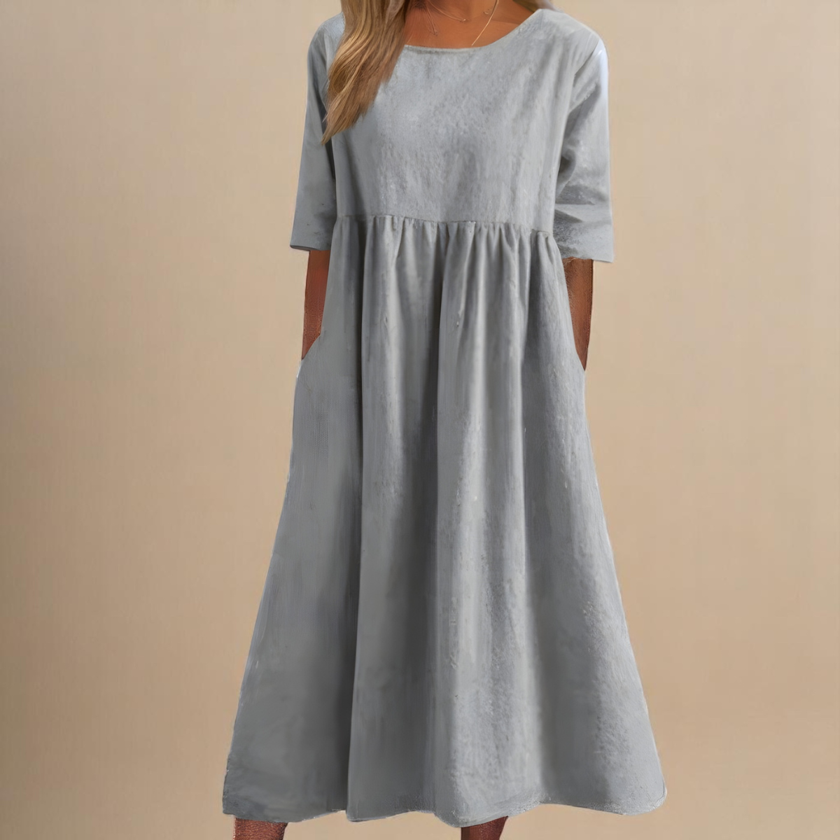 Sofia™ Flattering Cotton Dress