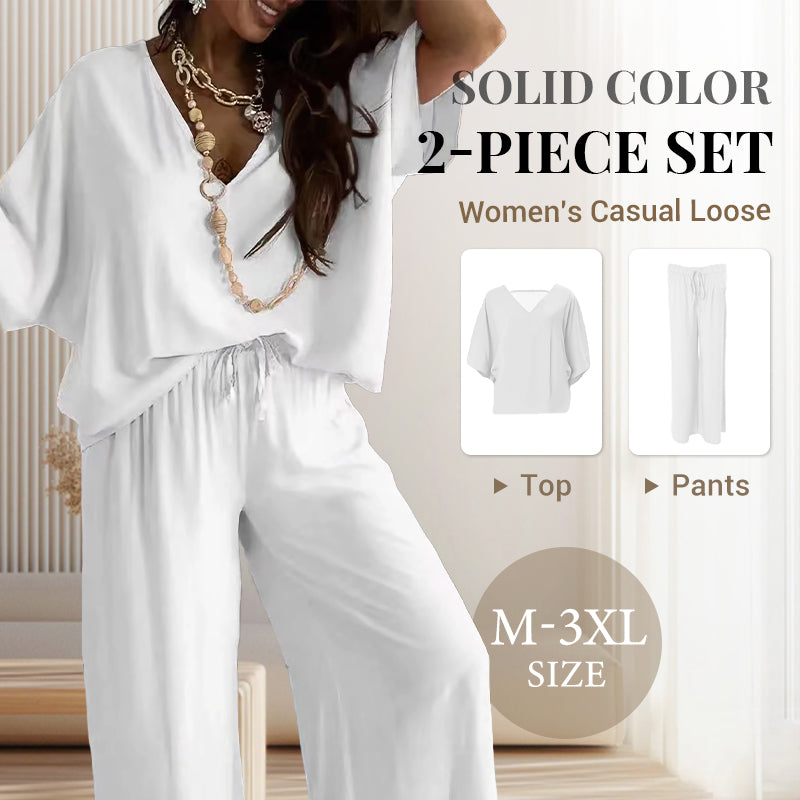 Women’s Casual Loose Solid Color Suit