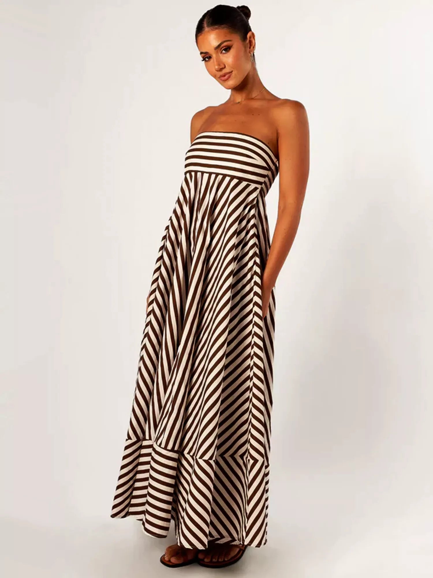 Nocturnal Charm™ Ruched Maxi Dress