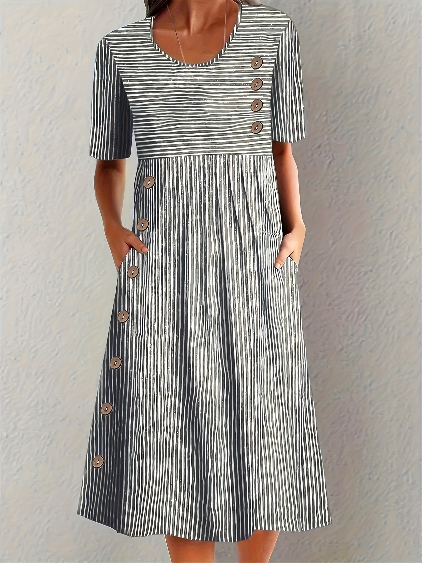 Sofia™ Striped Summer Dress